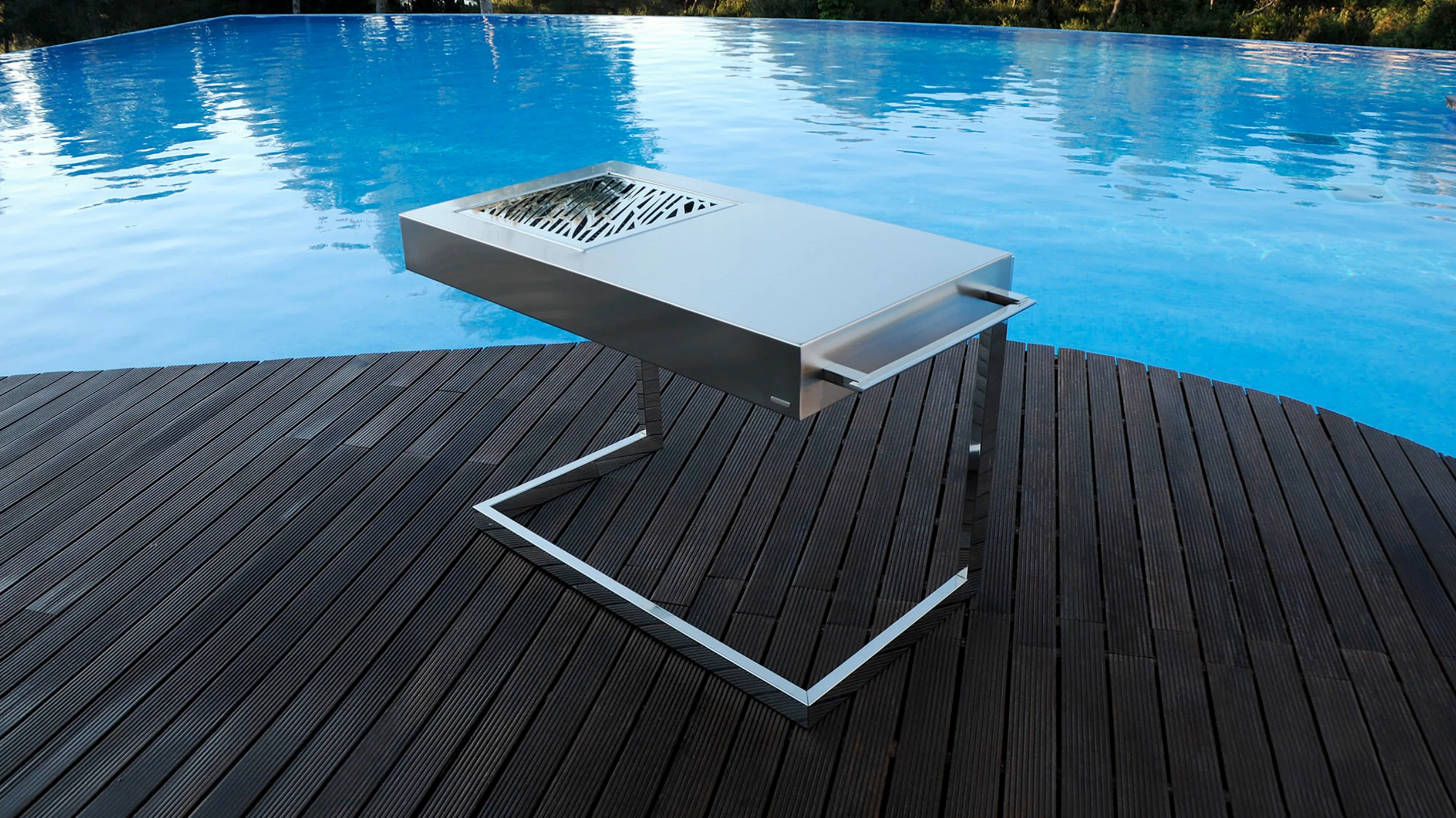 barbecue a carbonella inox