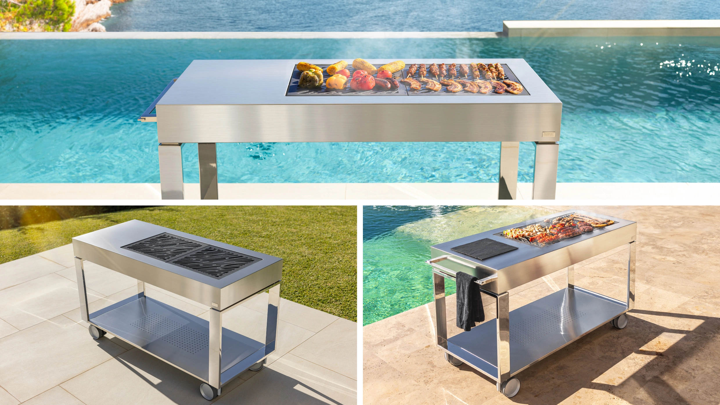 barbecue a carbone di lusso