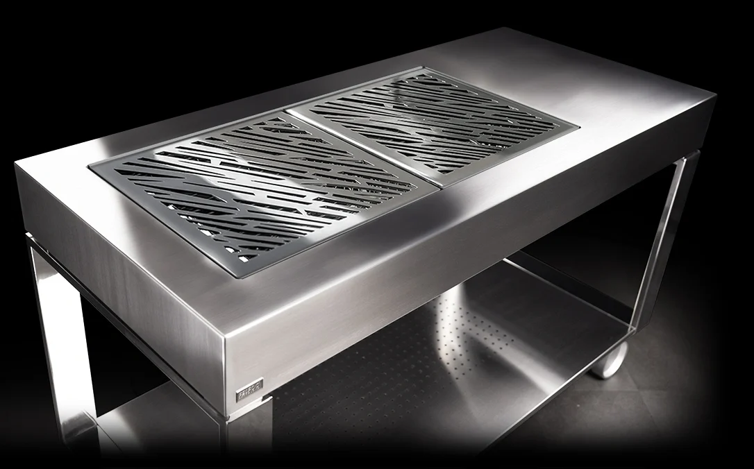 barbecue carbone ruote