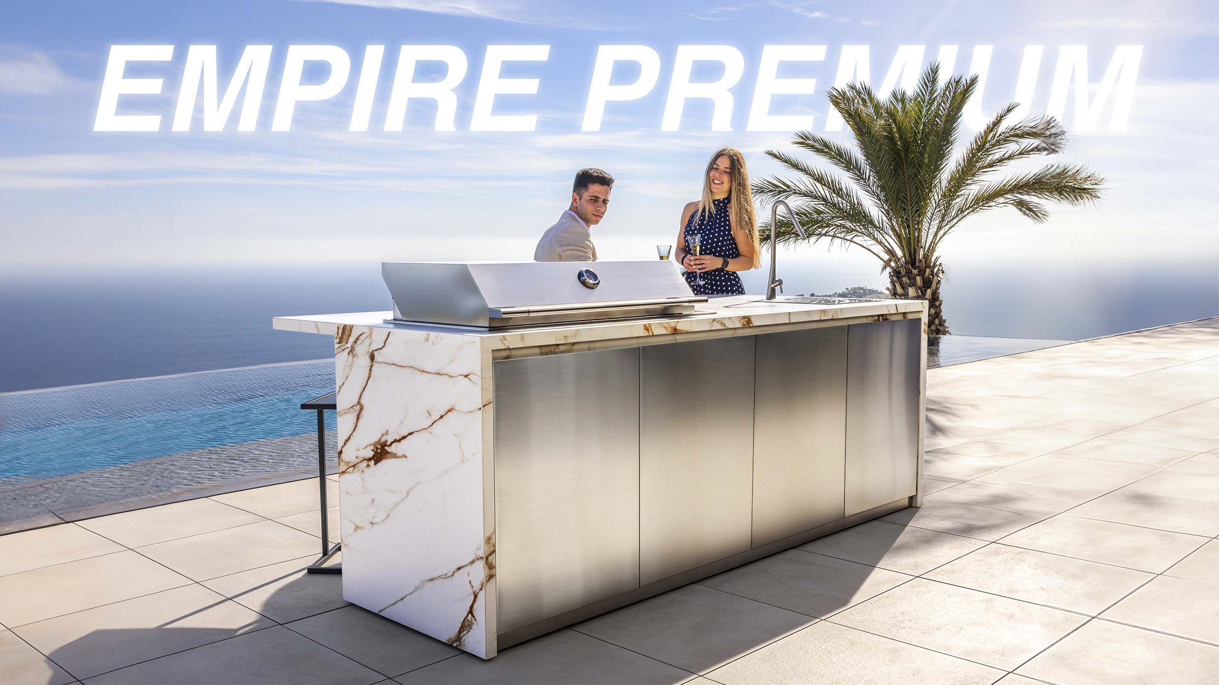 cucina barbecue da esterno