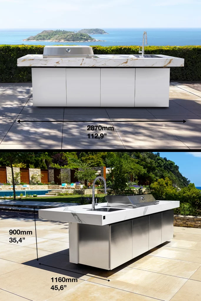 cucina a gas esterno