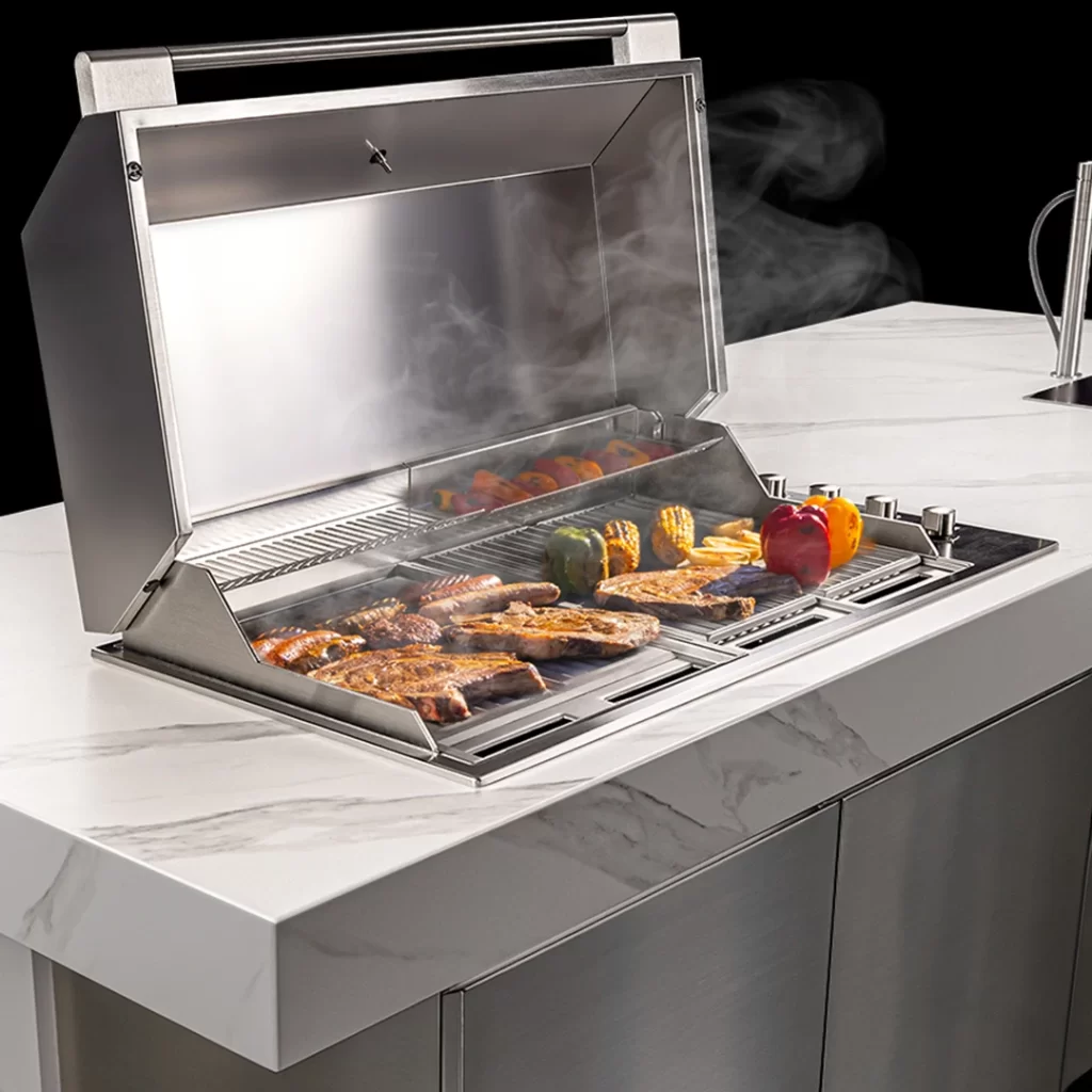 cucina da esterno a gas